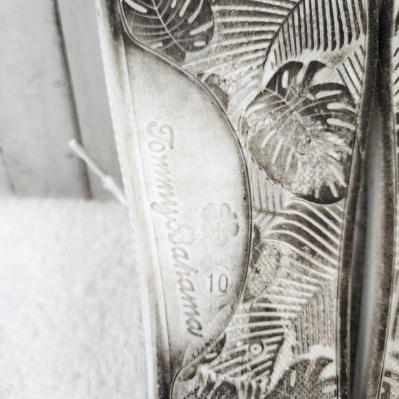 Tommy Bahama Slip On Memory Foam Sneakers Gray Size 10 - Picture 8 of 9